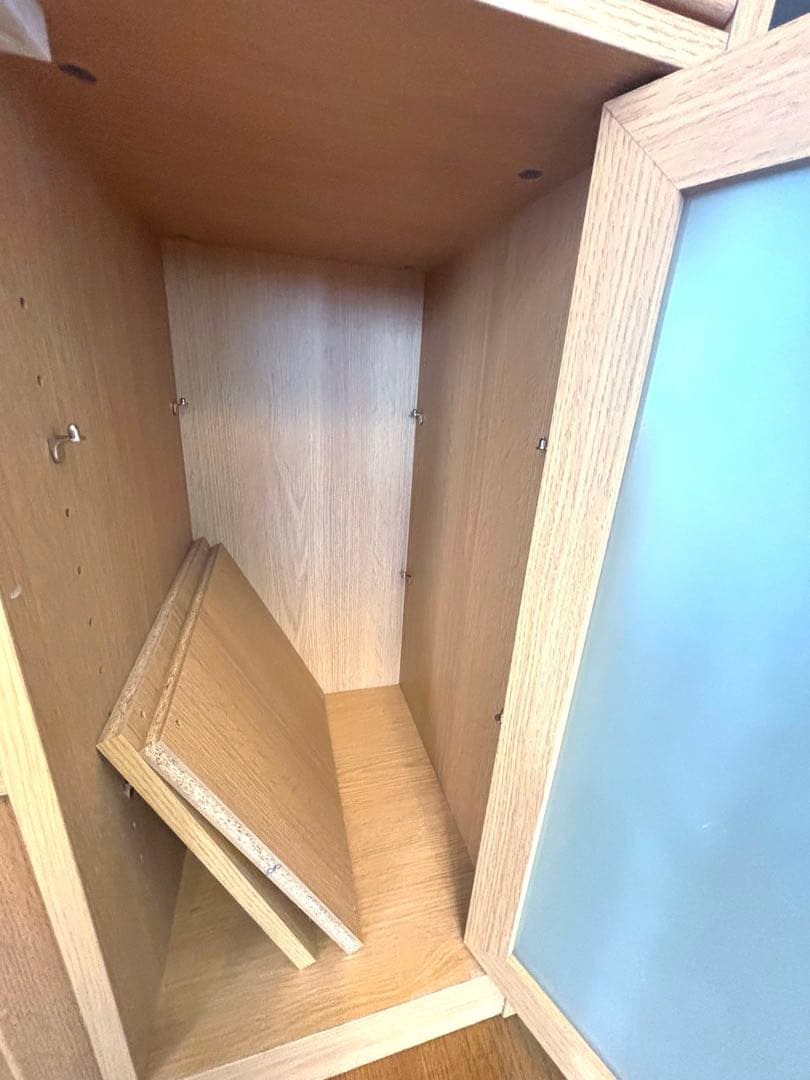 12/10まで【美品】食器棚 キッチン家電収納 レンジ台レンジボード