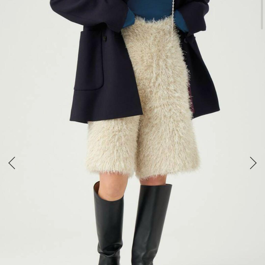 専用〕IENA LA BOUCLE フェザーニットショートパンツ　新品未使用