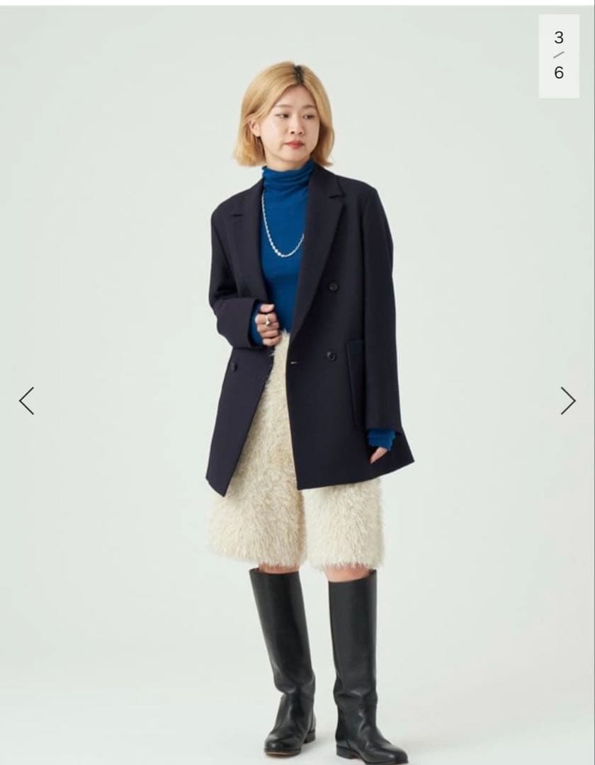 専用〕IENA LA BOUCLE フェザーニットショートパンツ　新品未使用