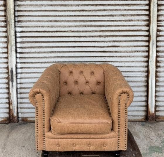 ☆送料無料☆ VINCENT / チェスターフィールド / 1Pソファ