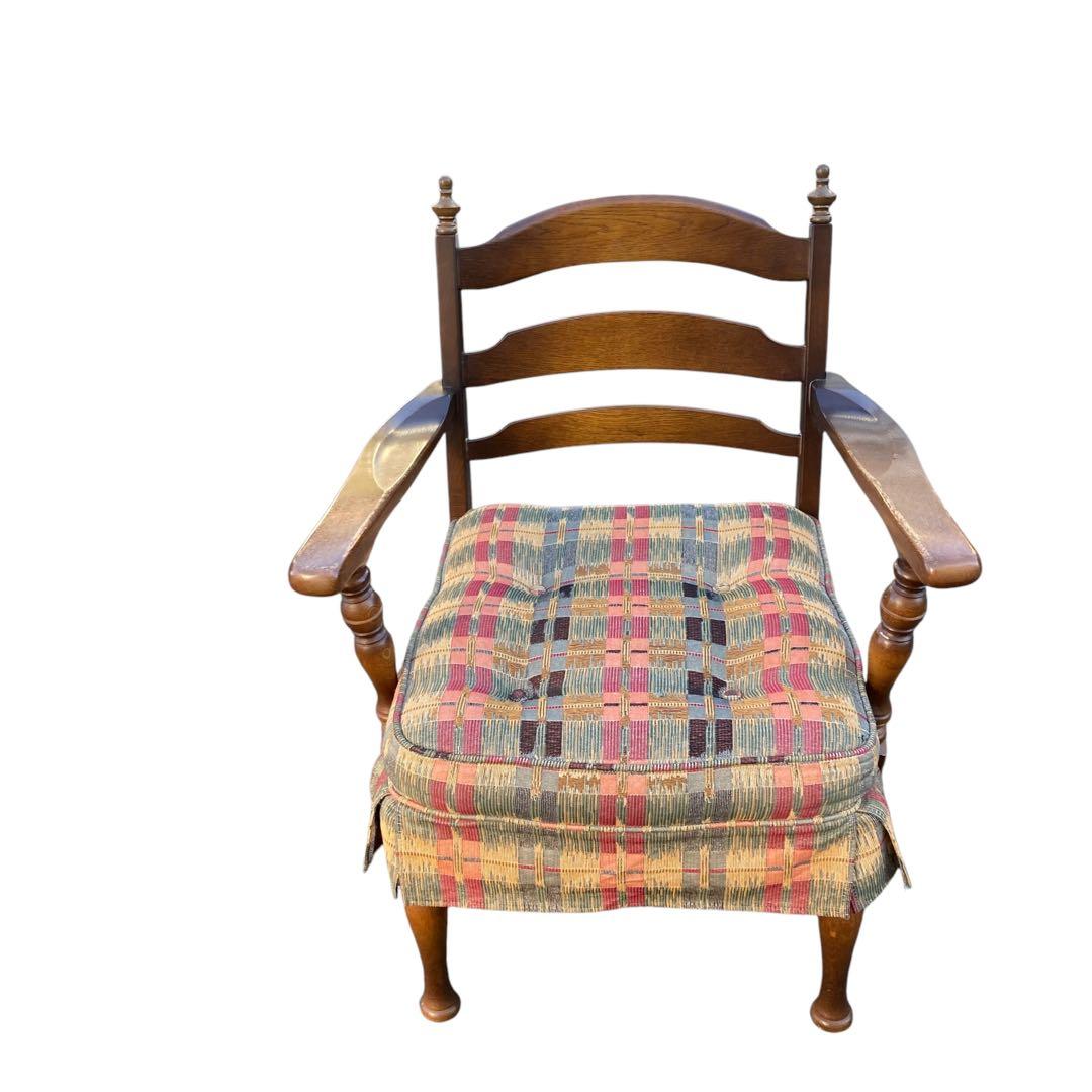 飛騨産業 キツツキ アンティーク シングルソファ　チェア　穂高　①