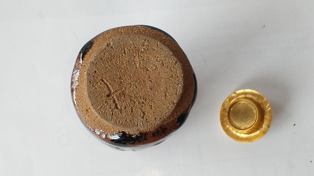 albus朝鮮唐津 茶入徳沢守俊仕覆駱駝文いちご手錦利休緞子茶道具共箱新品