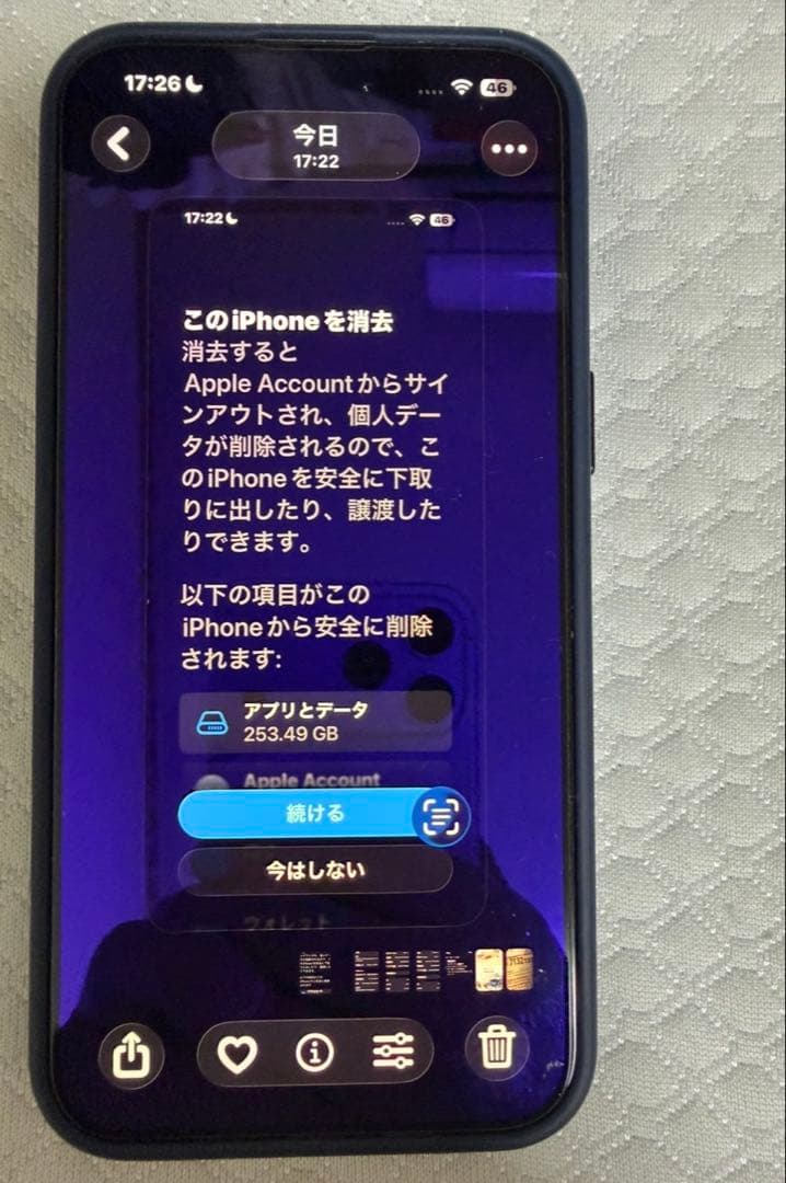 Apple iPhone 15Pro max(256GB)シルバー本体