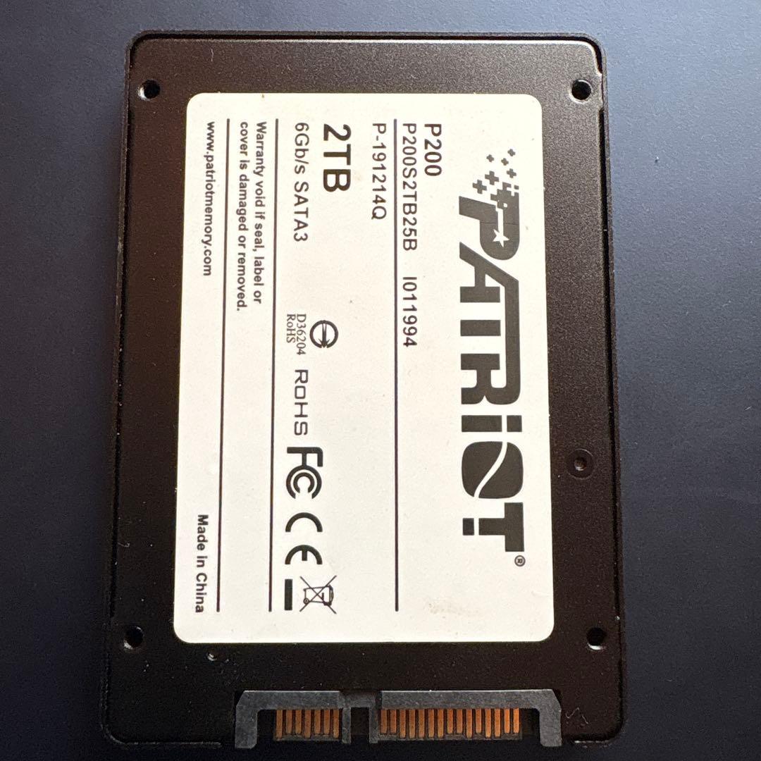 PATRIOT P200 2TB SSD 2.5インチ