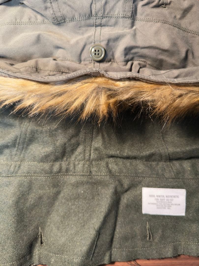 HOUSTON M-65パーカー 3WAYモッズコート ライナー・フード付き