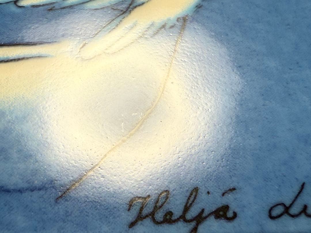 Flying Angel 空飛ぶ天使 2000年 陶板画 ヘルヤ アラビア