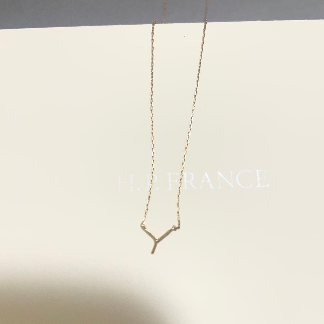 ば*✨様 H.P.FRANCE K10 イニシャルネックレスY