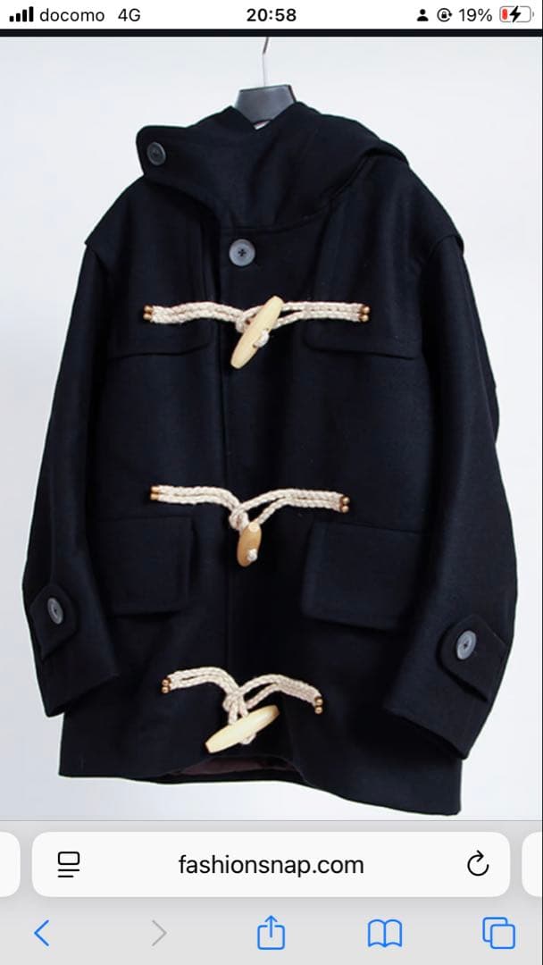 kolor×land of tomorrow 30着限定　ダッフルコート