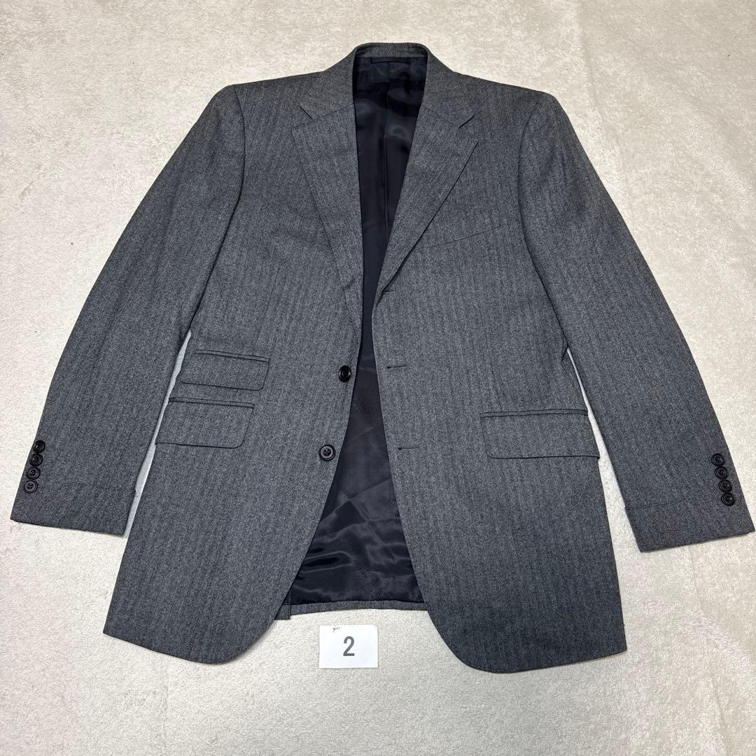 02 極美品　マッキントッシュロンドン　スリーピース　スーツ　A5 グレー