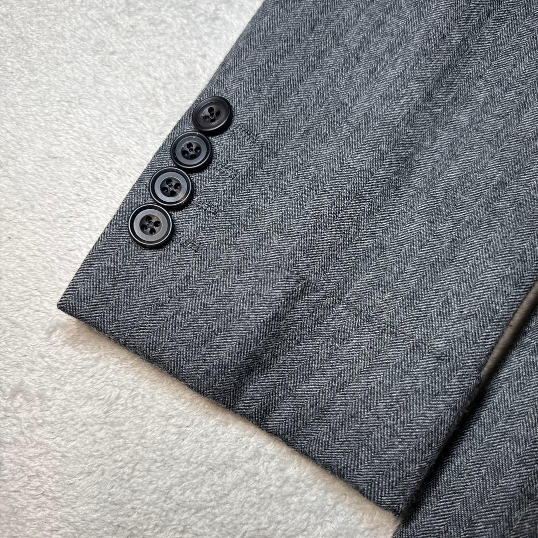 02 極美品　マッキントッシュロンドン　スリーピース　スーツ　A5 グレー