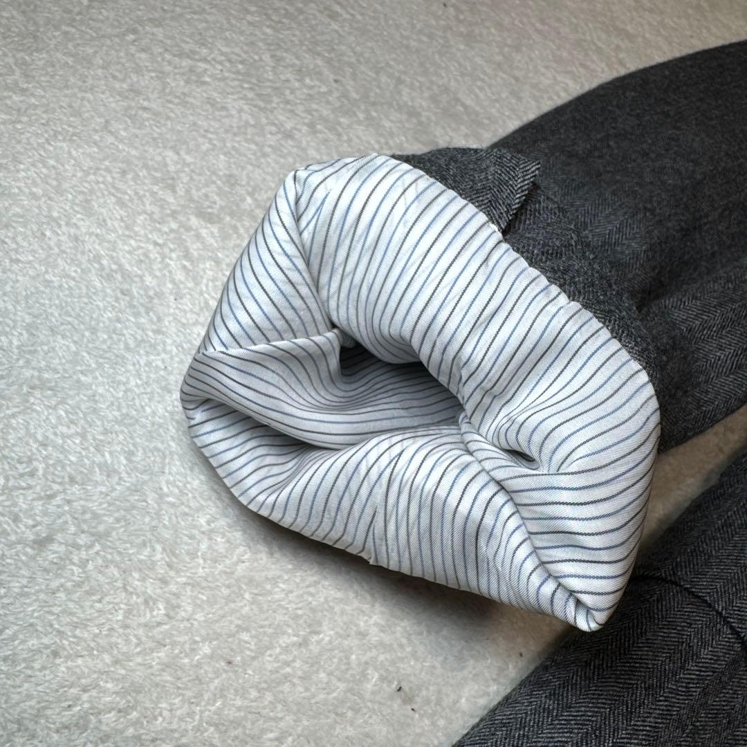 02 極美品　マッキントッシュロンドン　スリーピース　スーツ　A5 グレー