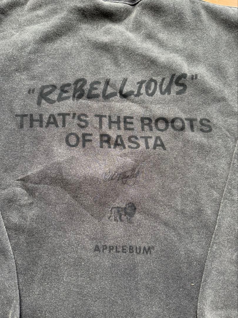 APPLEBUMアップルバム/ボブマーリー VINTAGE CREW SWEAT
