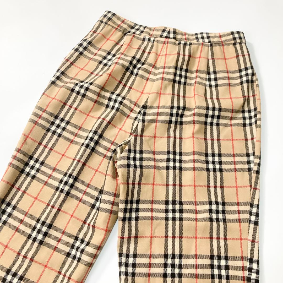 Burberrys ノバチェック パンツ 金ボタン 40 L 三陽商会