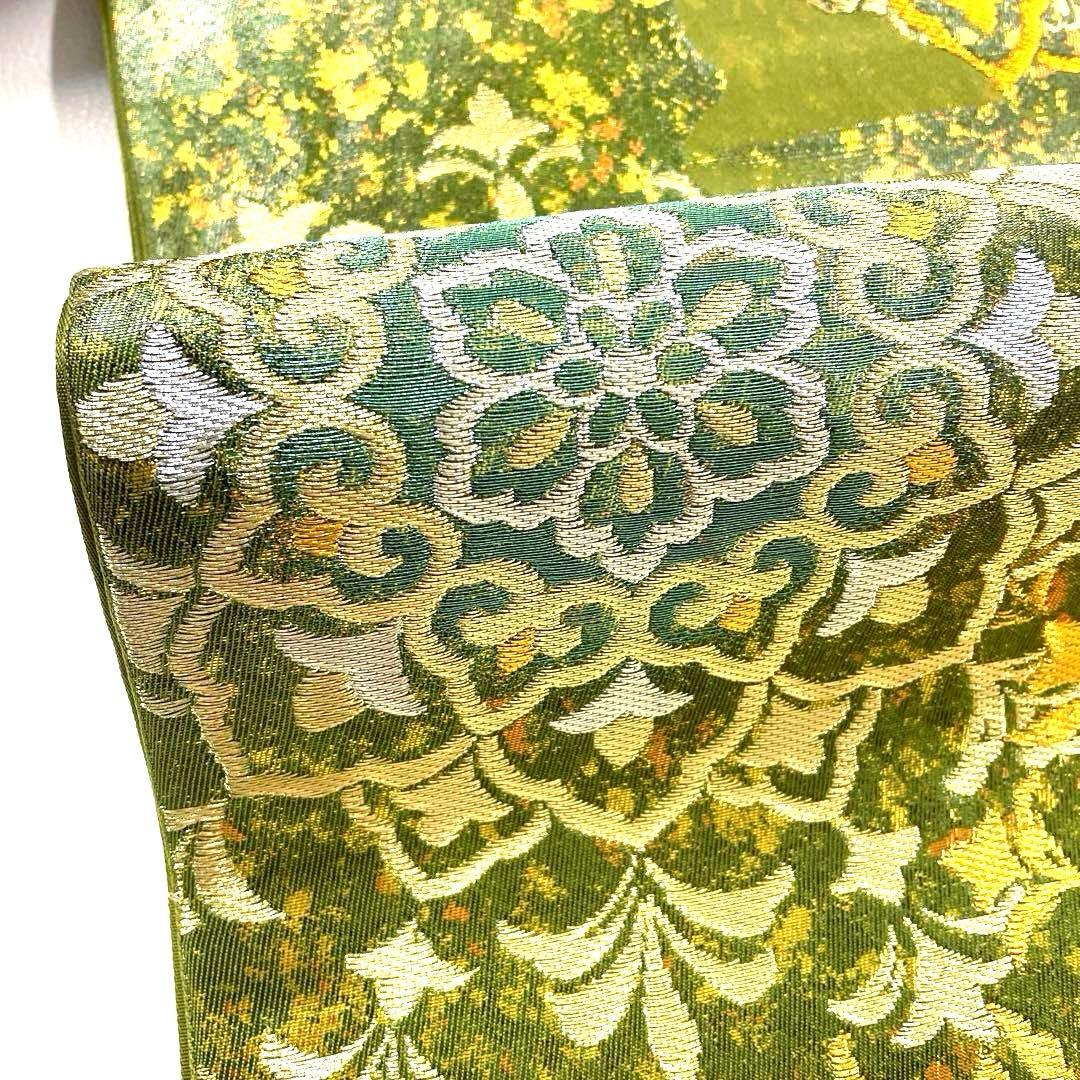 専用帯5103 ●川島織物謹製 高級 正絹 六通 袋帯 花文 華文