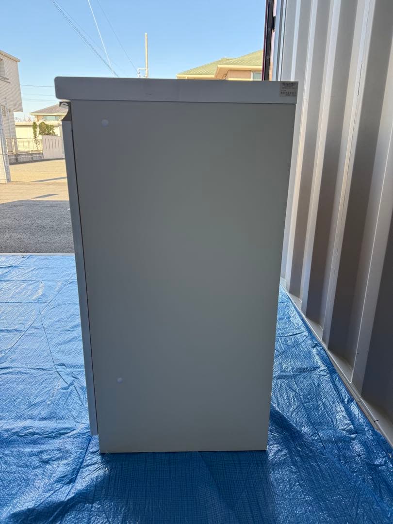 パモウナ　EMA-1400 パールホワイト 収納キャビネット