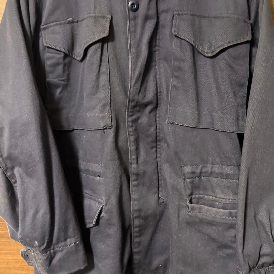 80s Alpha M-65 X-SMALL REGULAR ネイビー usa製