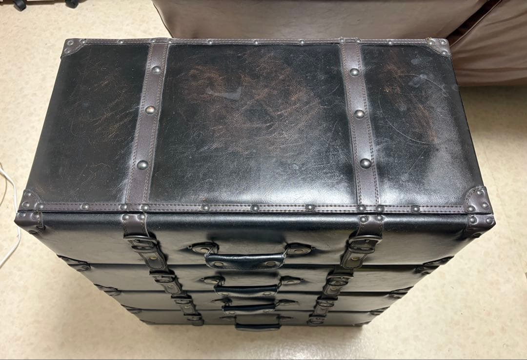 ヴィンテージ⭐︎アンティークトランク風チェスト