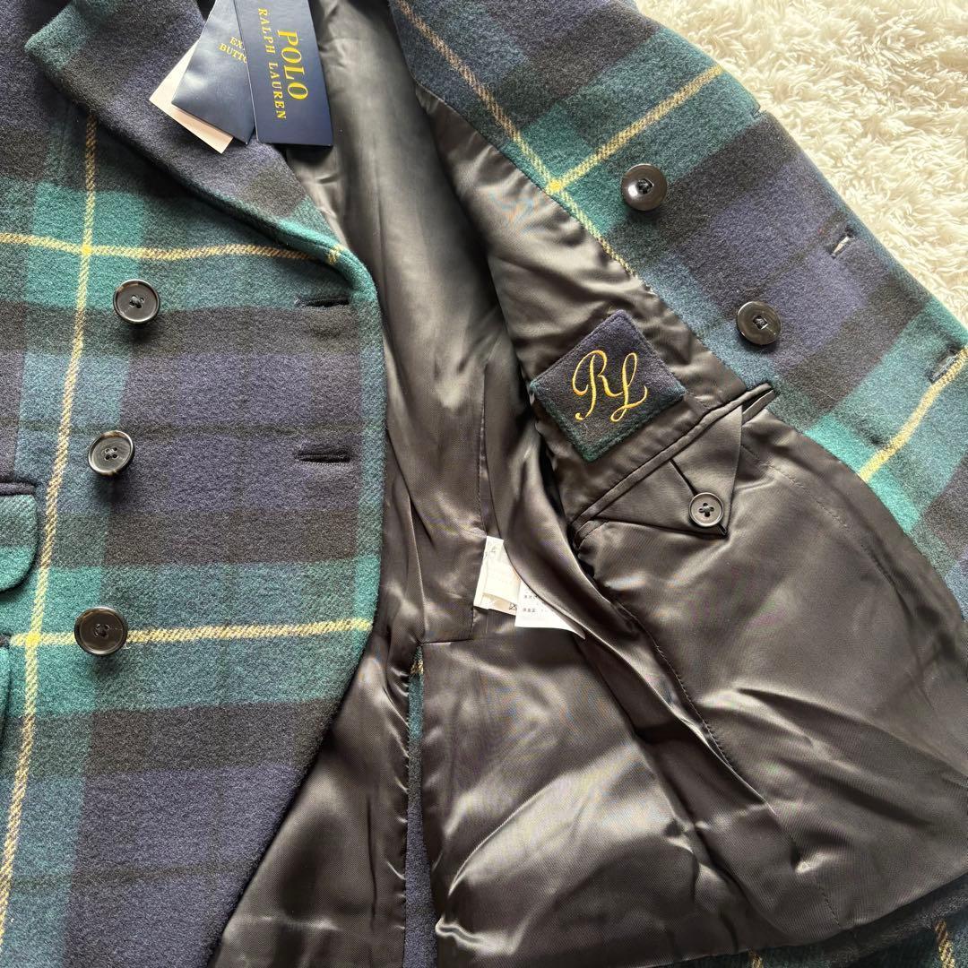 E**様 新品・未使用・タグ付き ポロラルフローレン　ジャケット チェック グリ
