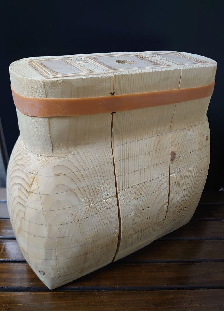 山ぶどう籠　製作用　木型　未使用