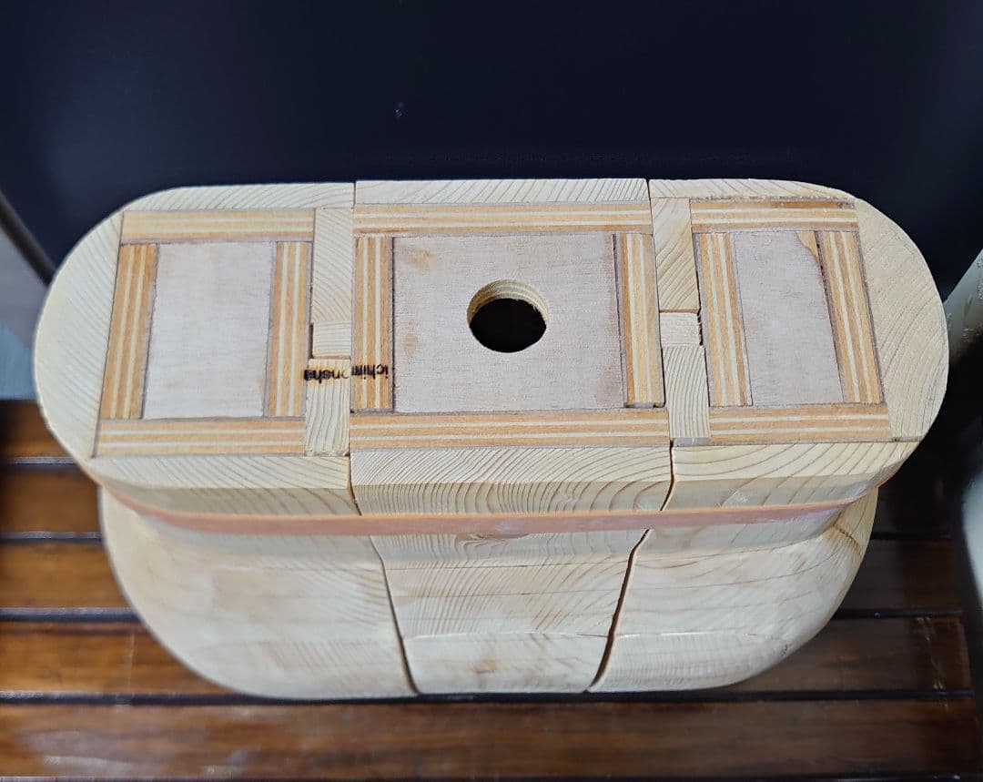 山ぶどう籠　製作用　木型　未使用