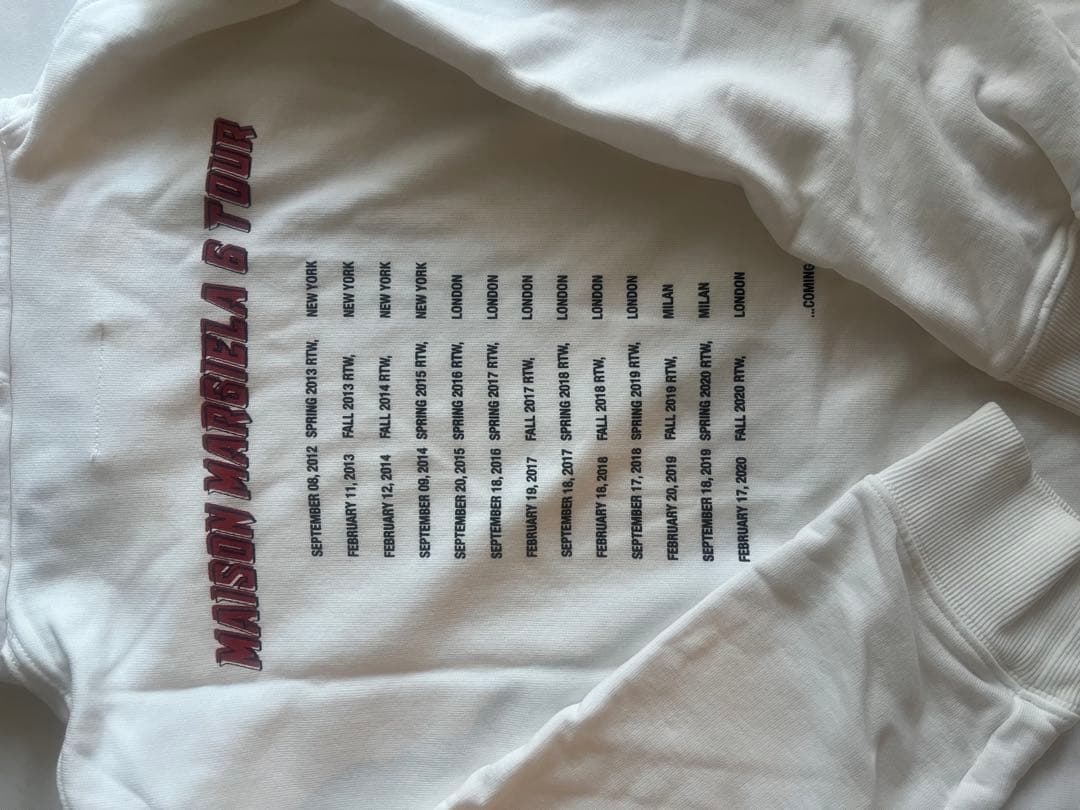 マルジェラmm6 パーカー