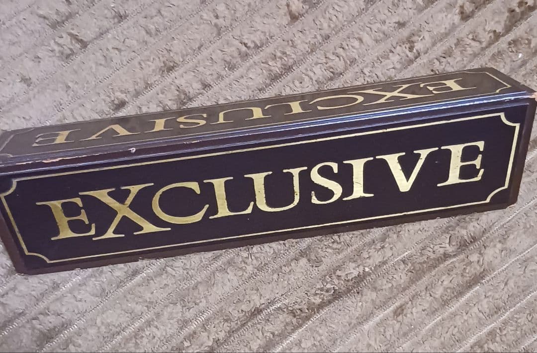 昭和のパイオニア EXCLUSIVEプレート 店舗使用品(中古)