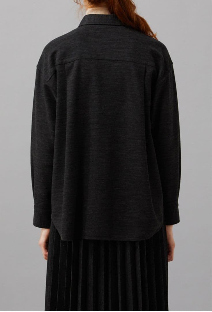 DEPAREILLE デパリエ　ウール混　シャツ　未使用タグつき