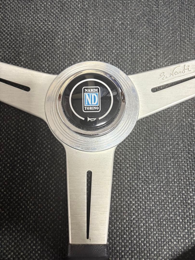 ナルディ NARDI 正規品 ステアリング 36パイ レザー クラシック 美品