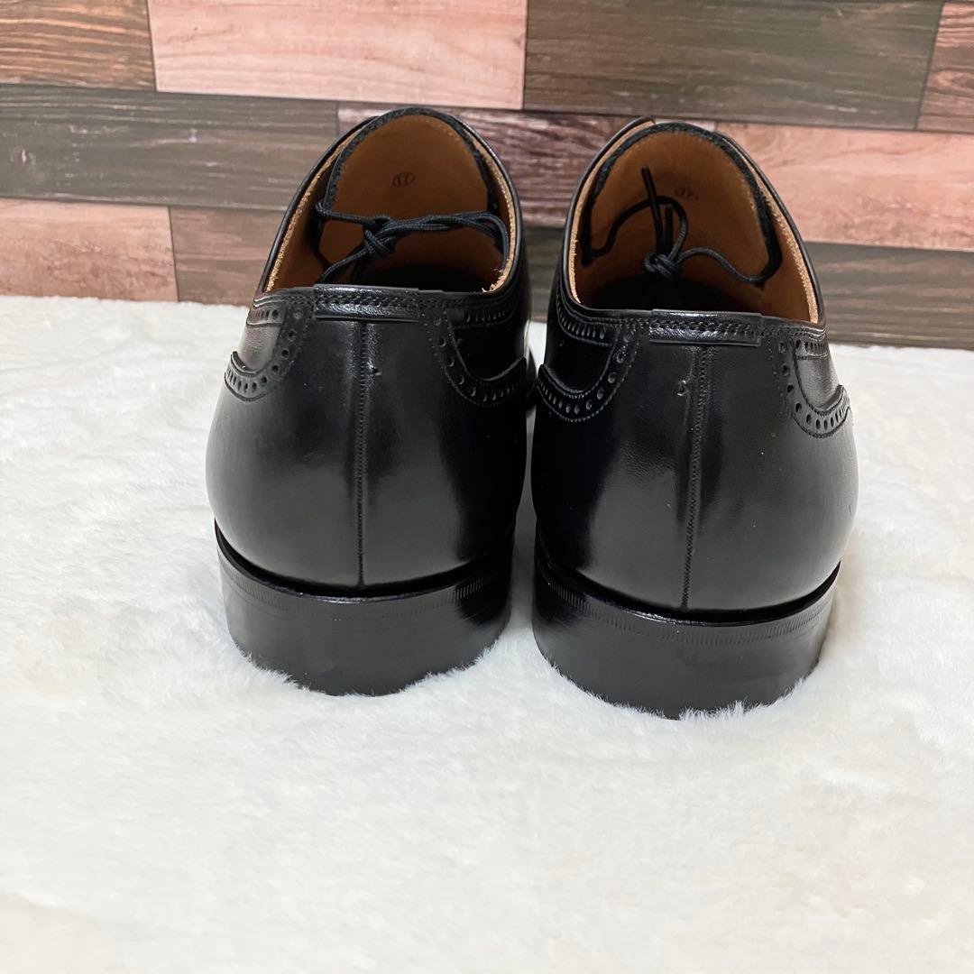 未使用級 SCOTCH GRAIN 革靴 ビジネス シューズ 25.5EEE 黒