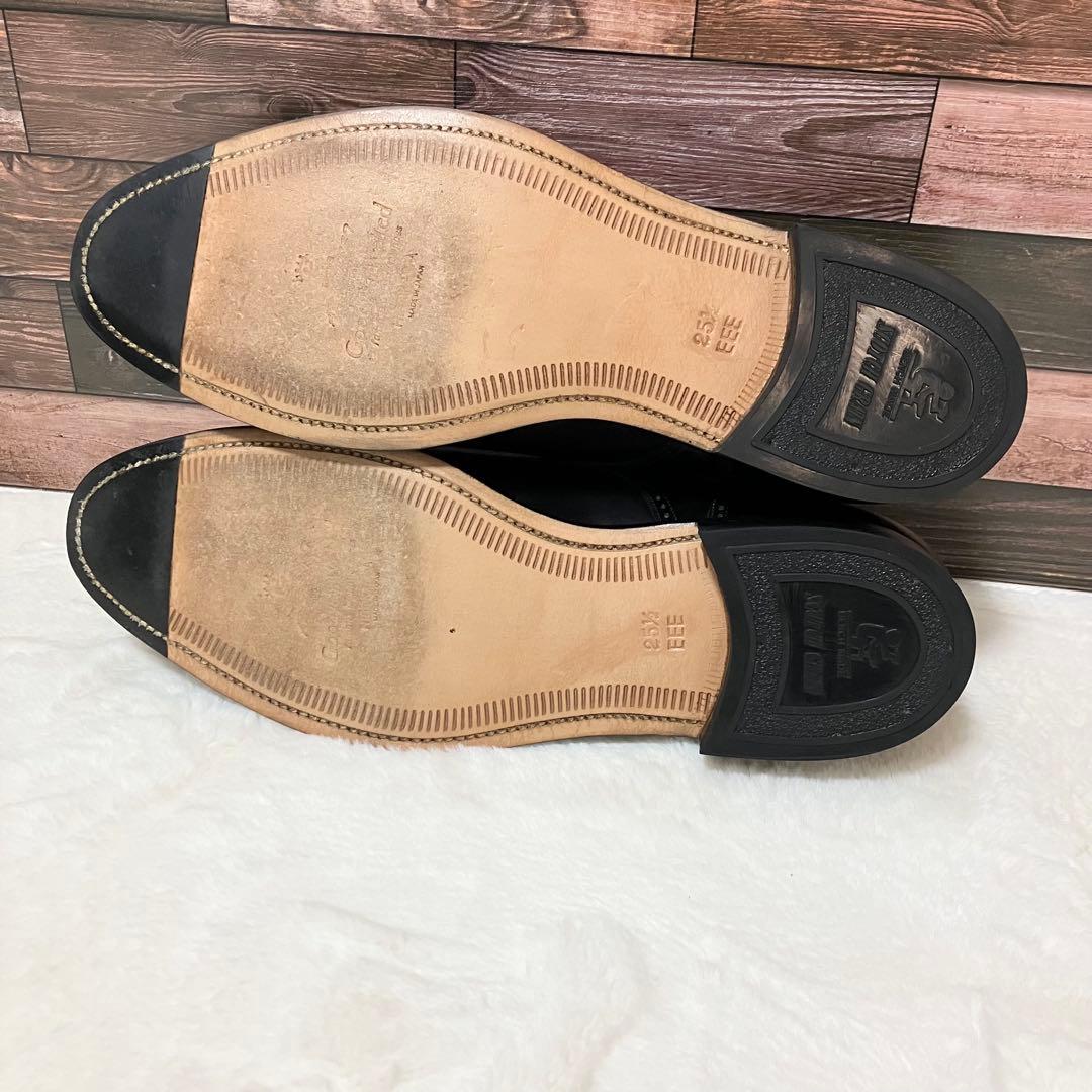 未使用級 SCOTCH GRAIN 革靴 ビジネス シューズ 25.5EEE 黒