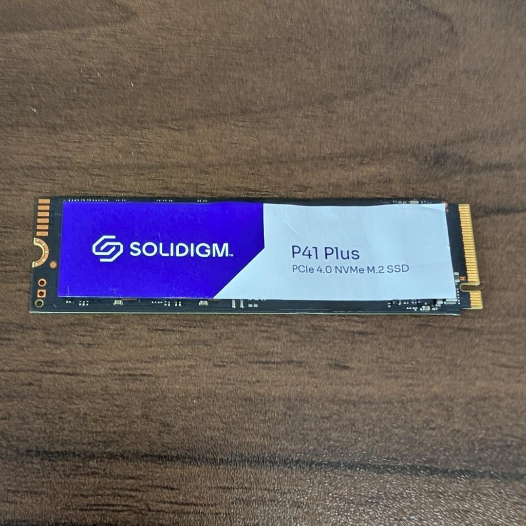 SOLIDIGM 2TB NVMe SSD P41 Plus【大容量】