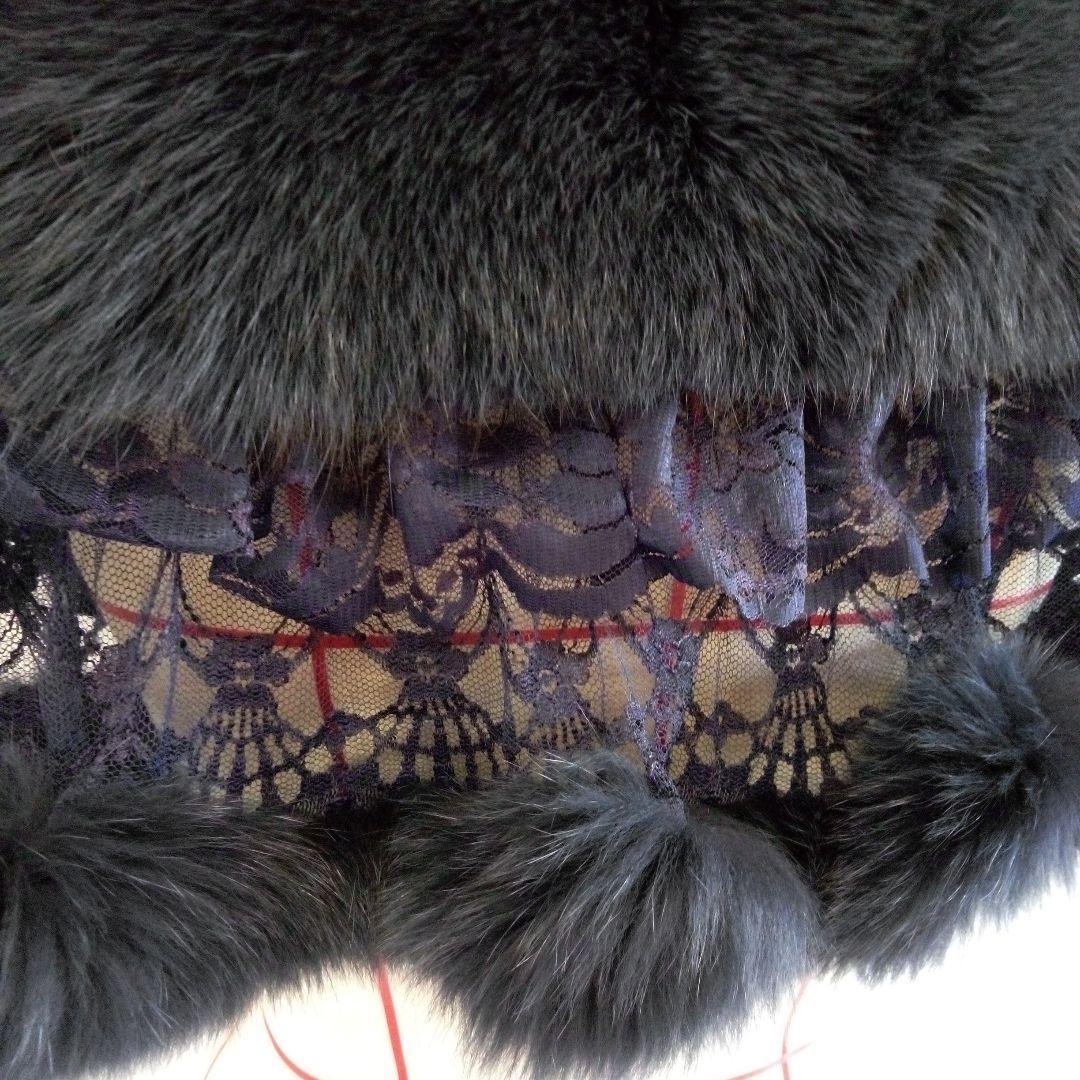 フォクス　レース付きストール