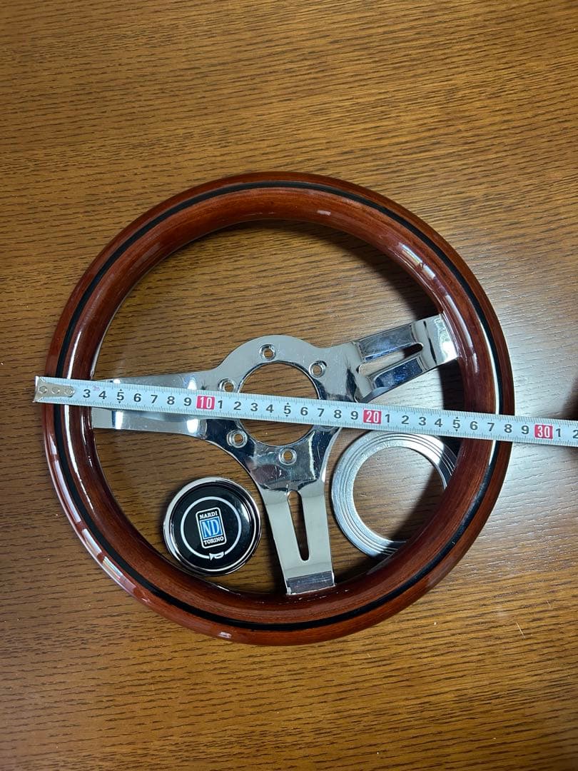 新品未使用 小径 29パイ ウッドステアリング クラシック ナルディ NARDI