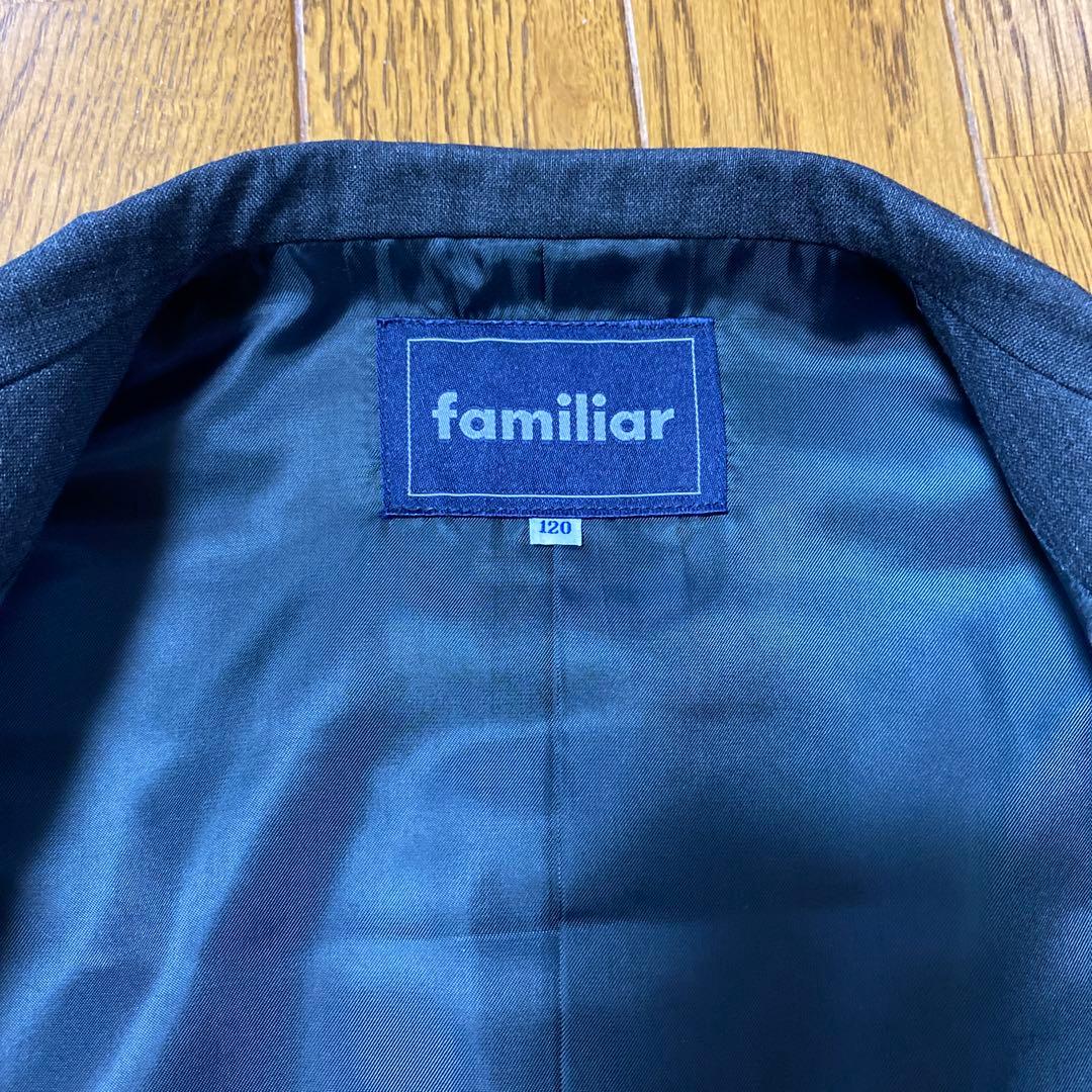 ファミリア　スーツ120 4点セット