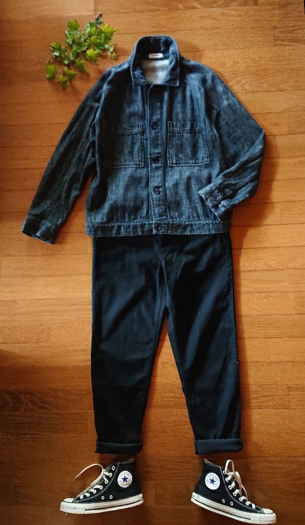 Plantation☆ BIZENツイルデニムカバーオール /インディゴ♪