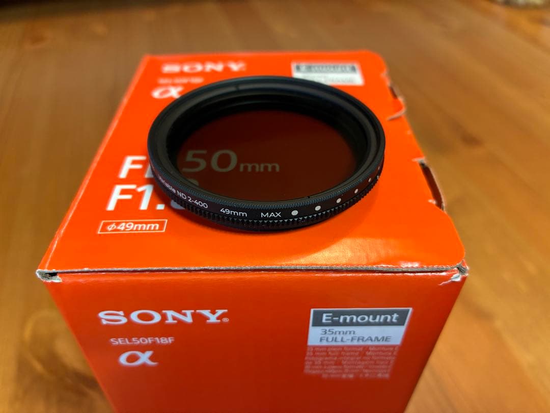 美品Sony FE 50mm F1.8 単焦点レンズ SEL50F18F