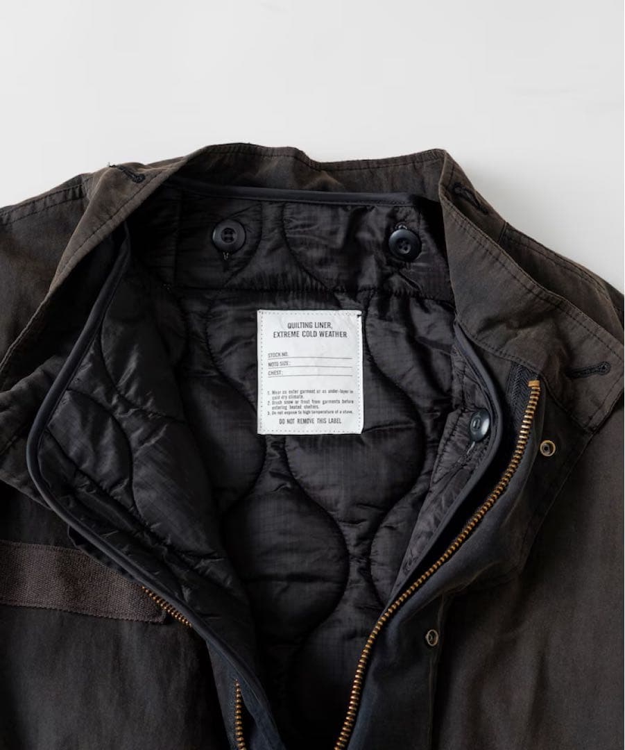 【25FWモデル】フリークスストア / フェード加工 M65 LINER SET