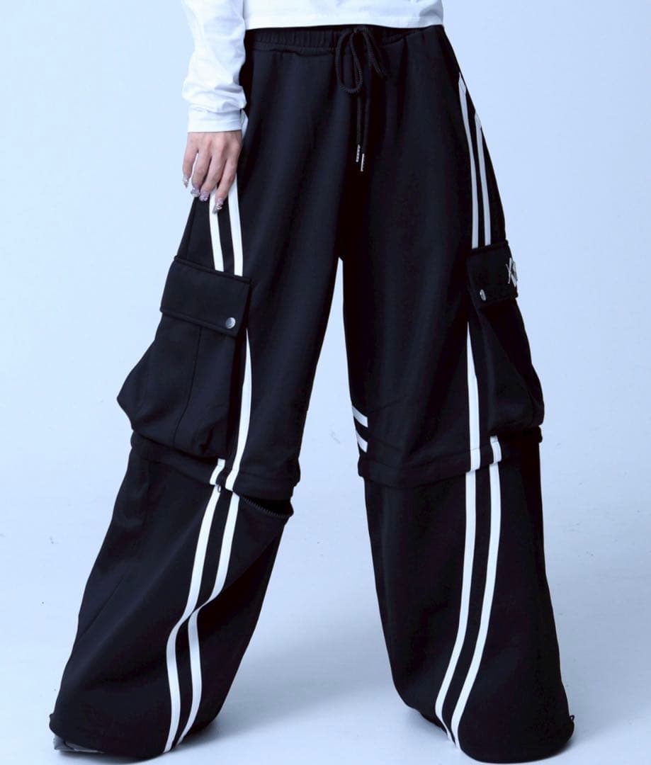 『REFLEM/レフレム』2WAYワイドカーゴトラックパンツ