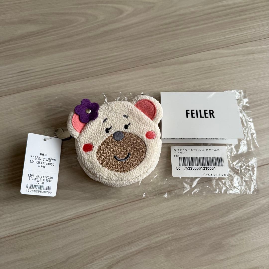 【未使用】feiler フェイラー リリアドリーミーハウス　チャームポーチタグ付