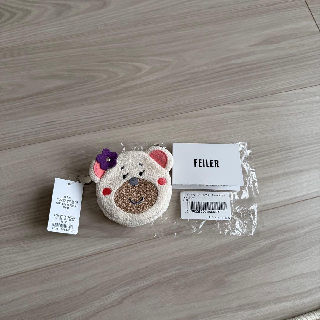 【未使用】feiler フェイラー リリアドリーミーハウス　チャームポーチタグ付