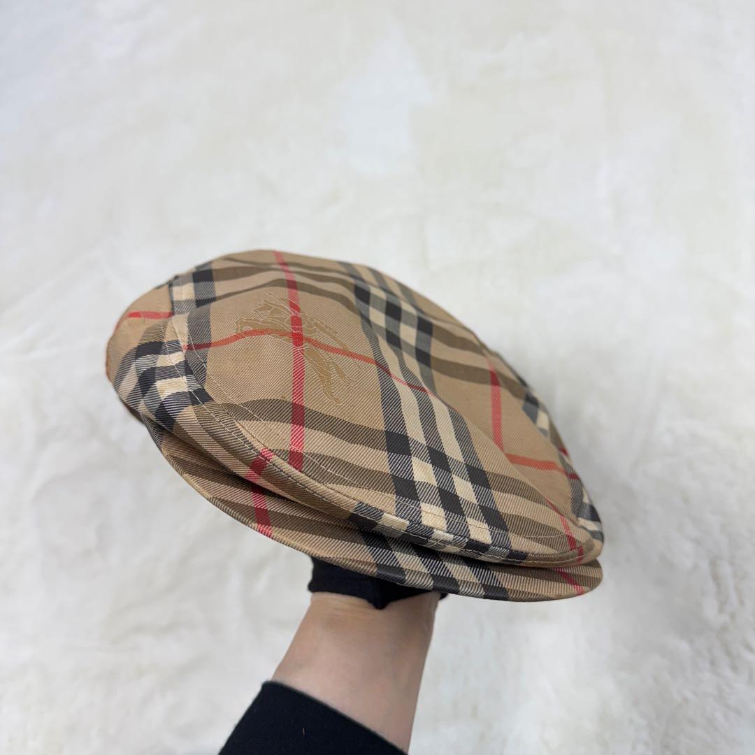 【使用感あり】BURBERRYS バーバリーズ　ノバチェック　ハンチング帽