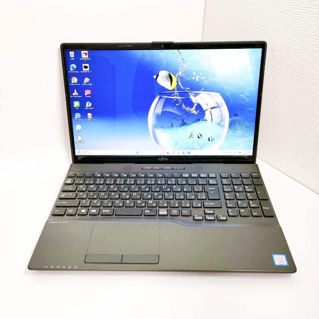 第8世代i5✨️win11/富士通/SSD/カメラ付きノートパソコン/オフィス