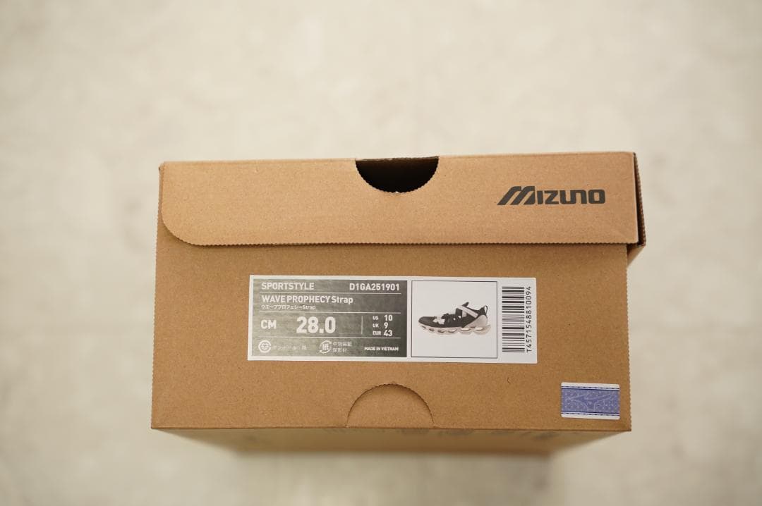 『新品同様』MIZUNOミズノ WAVE PROPHECY STRAP　サンダル