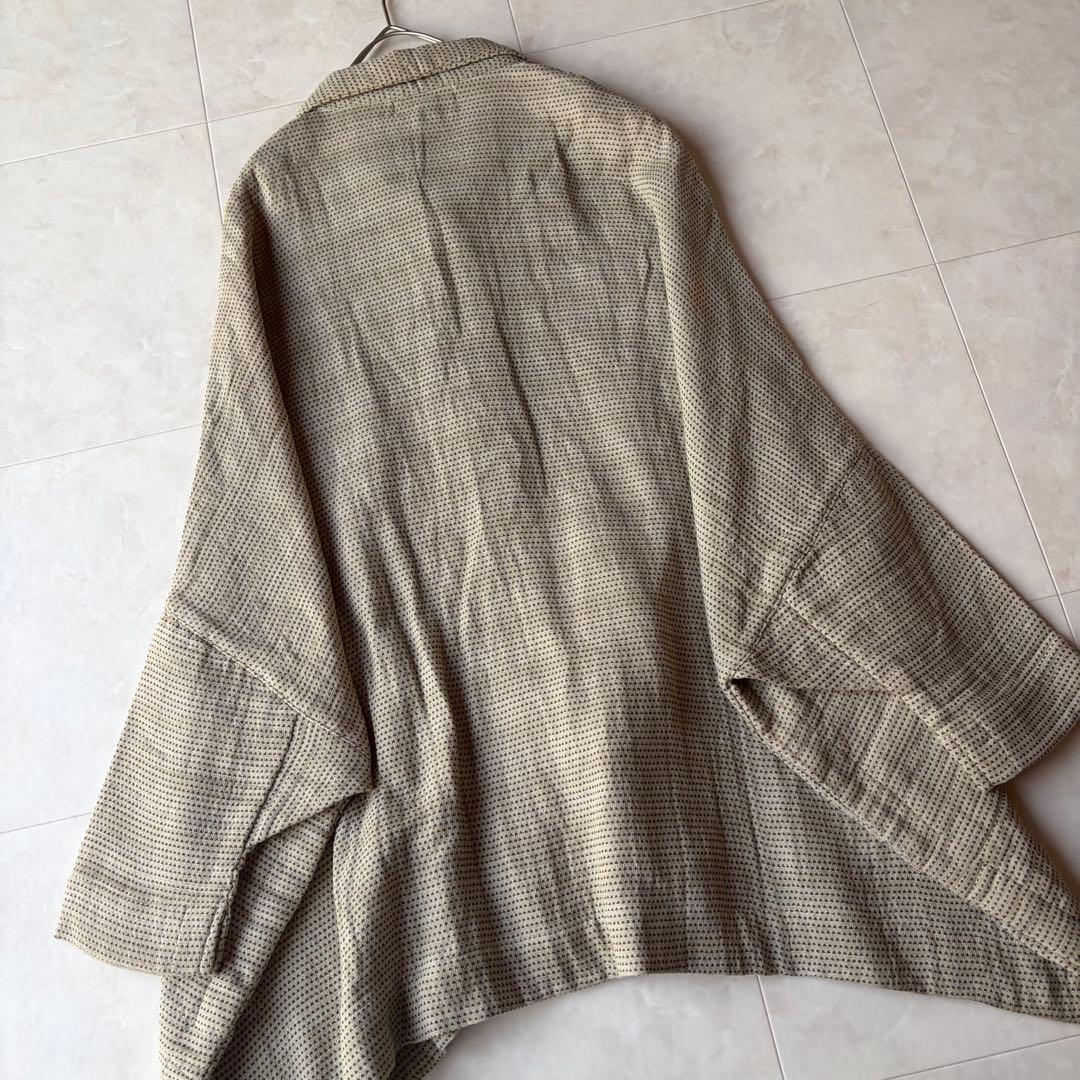 アートミックス ART MIX 変形 ビッグ チュニック M-L グレージュ