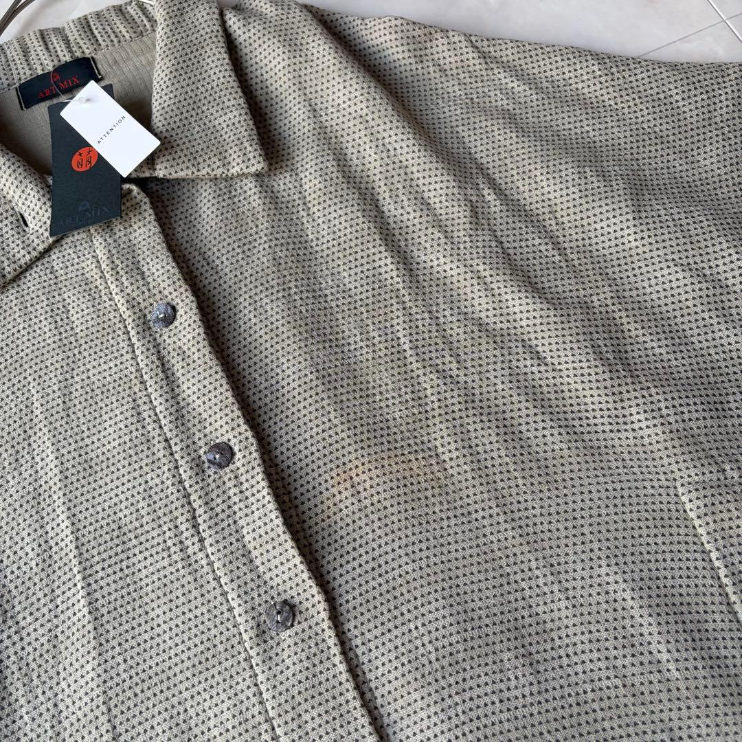 アートミックス ART MIX 変形 ビッグ チュニック M-L グレージュ