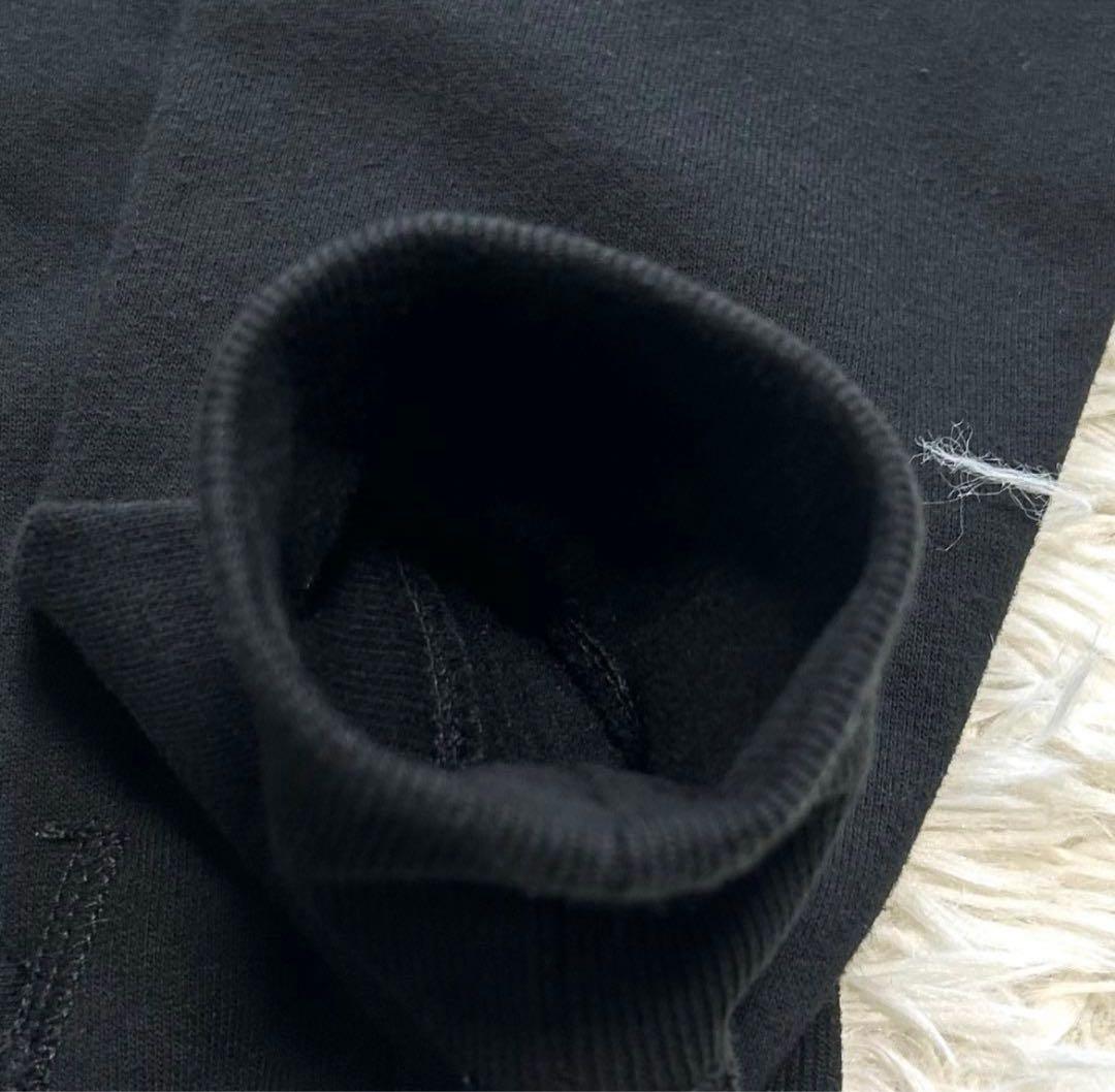 ポロラルフローレン　ジップアップパーカー　XS ブラック系　ホワイトポニー　刺繍