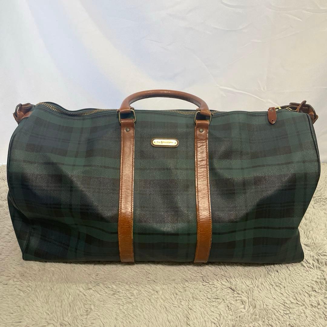 POLO RALPH LAUREN ボストンバッグ 2wayチェック柄 大容量