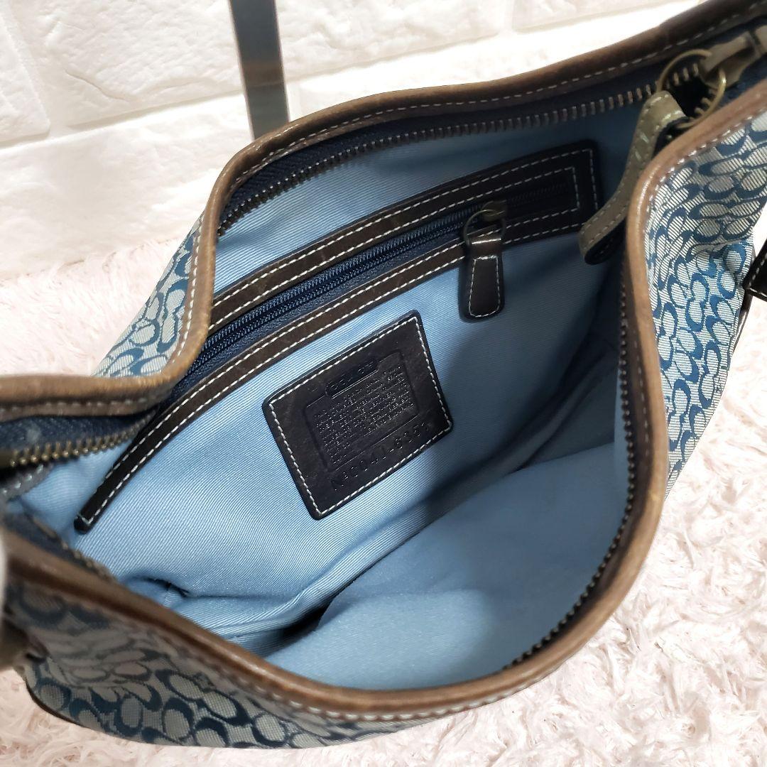 COACH コーチ ソーホー ワンショルダーハンドバッグ ホーボー ブルー