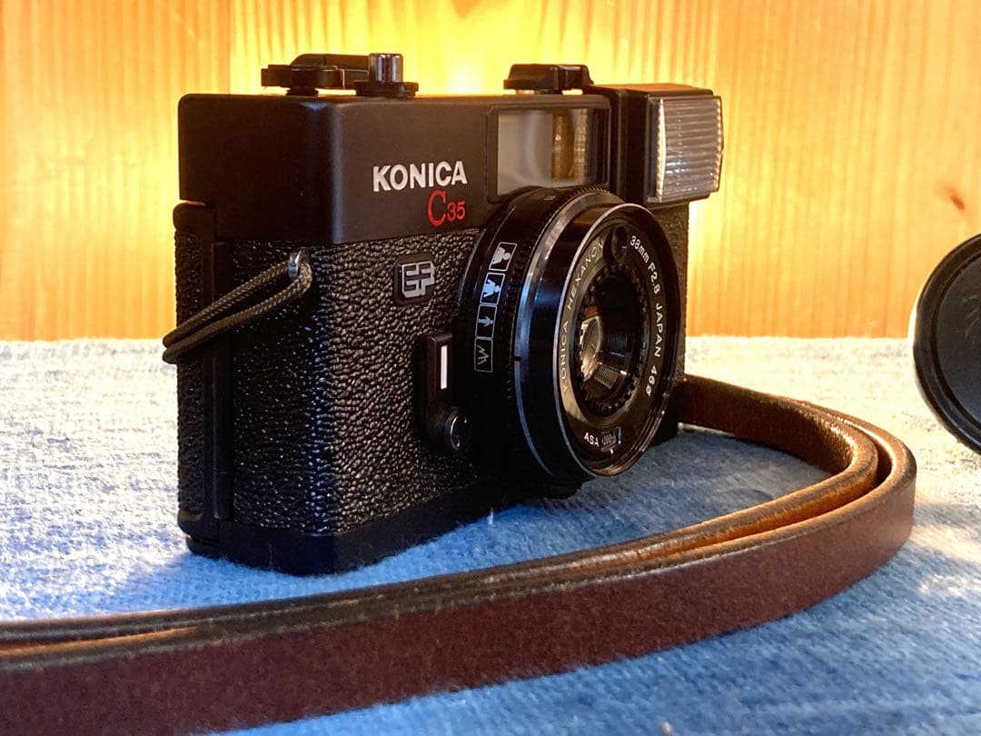 ★フィルム入門に！★コニカC35 EF★完動品＊美品＊保証付（作例見てね）