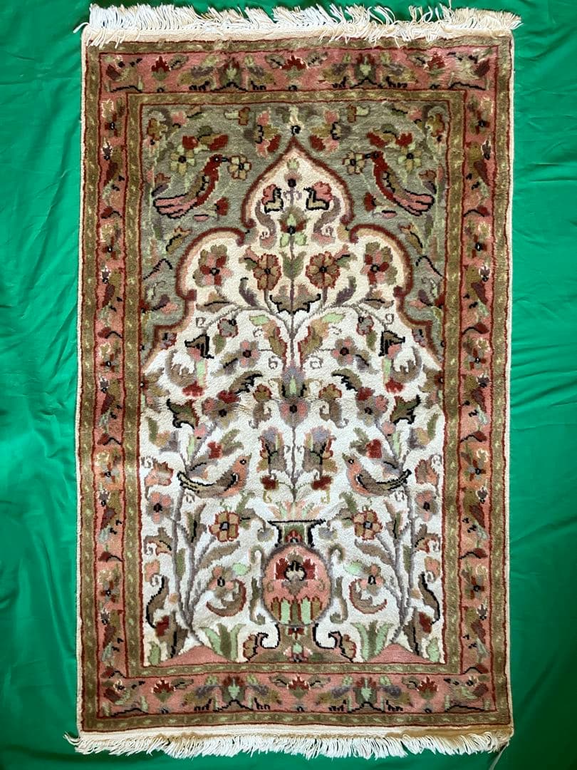 ペルシャ絨毯 ウール 125cm×77cm